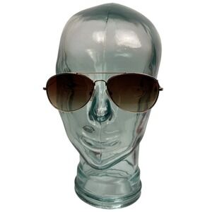 Dockers Aviator Sunglasses Gold Frame Brown Gradient‎ Lenses UV Protection D14Q
